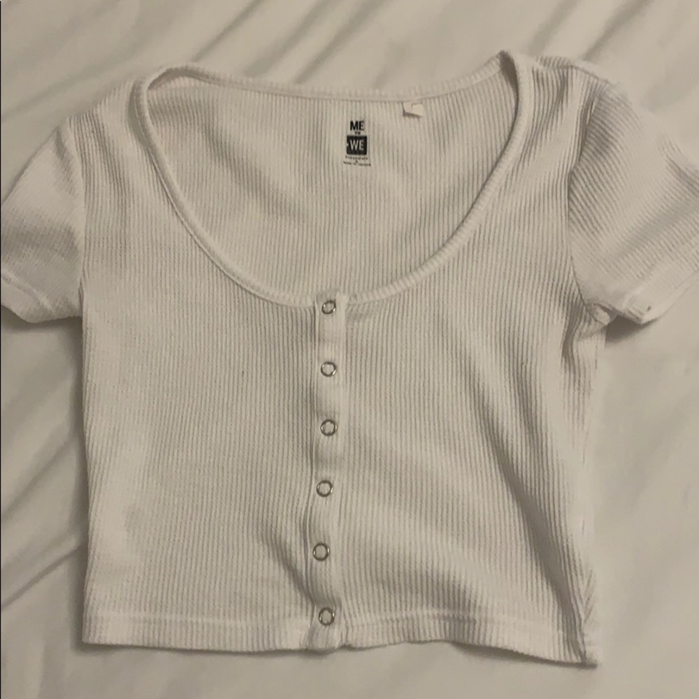 Pacsun white button top